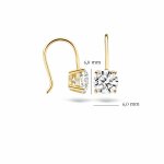 Blush Обеци 14k