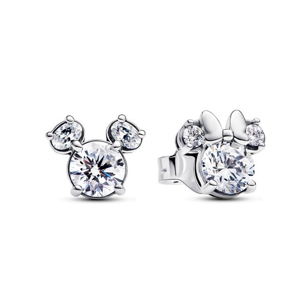 Disney x Pandora Обеци Мики и Мини Маус