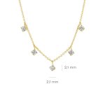 Blush Колие 14k