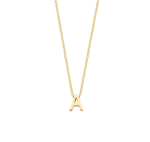 Blush Колие 14k, Буква A