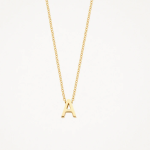 Blush Колие 14k, Буква A