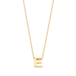 Blush Колие 14k, Буква E