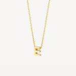 Blush Колие 14k, Буква E