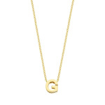 Blush Колие 14k, Буква G