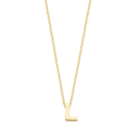 Blush Колие 14k, Буква L