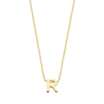 Blush Колие 14k, Буква R