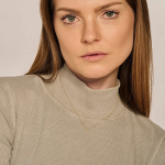 Blush Колие 14k, Буква T