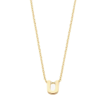 Blush Колие 14k, Буква U