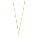 Blush Колие 14k, Буква I