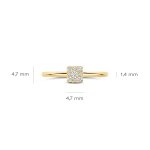 Blush Пръстен 14k
