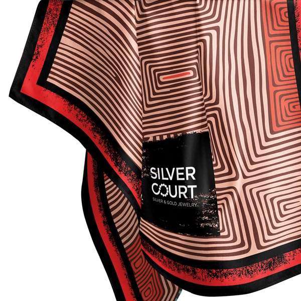 Шал SILVER COURT