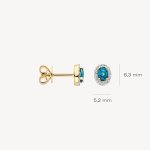Blush Обеци 14k