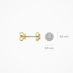 Blush Обеци 14k